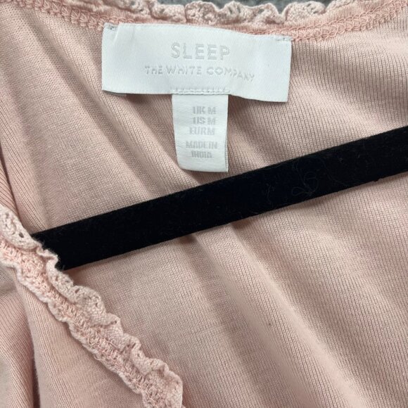 SLEEP The White Company Sleep Shirt Womens Light Pink Sleeveless V Neck Size M - Picture 4 of 7
